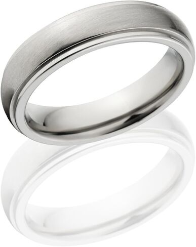 The Jewelry Source Custom 6mm Titanium Band, USA Made Titanium Rings, Comfort Fit Ring in Saudi Arabia
