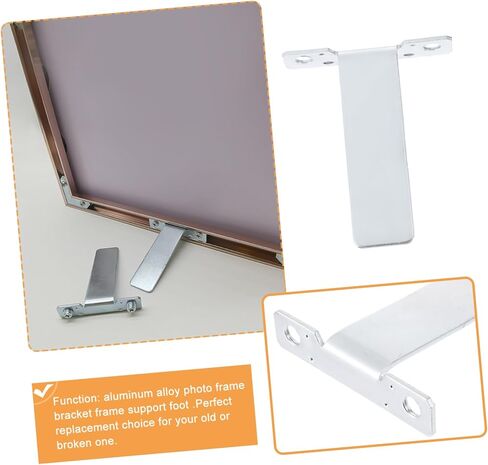 Holibanna Artwork Photo Frame Brackets 10pcs Metal Display Racks Photo Frame Stands Picture Frame Holders Desktop Brackets in Saudi Arabia