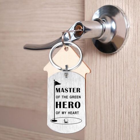 Golf Gifts for Grandpa - Best Grandpa by Par Golf Keychain for Grandchild - Golfer Grandfather Gift for Christmas, Father’s Day, Birthday in Saudi Arabia