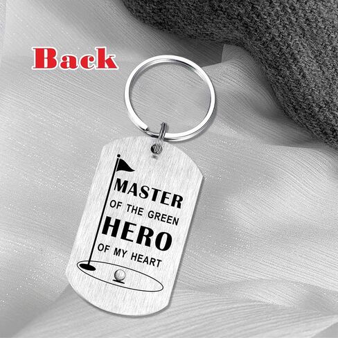 Golf Gifts for Grandpa - Best Grandpa by Par Golf Keychain for Grandchild - Golfer Grandfather Gift for Christmas, Father’s Day, Birthday in Saudi Arabia