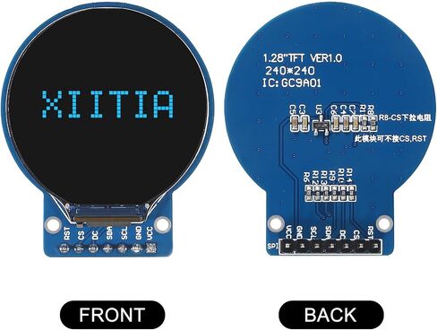3pcs DC 3.3V 1.28 بوصة TFT LCD وحدة عرض الجولة RGB 240 * 240 GC9A01 برنامج تشغيل 4 WIRE SPI واجهة 240x240 محول الدقة PCB ل Arduino in Kuwait