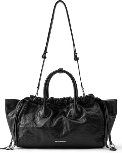 Amazing Song Full-grain Leather Crossbody Tote Bags For Women Designer Handbags With Adjustable Straps in Saudi Arabia