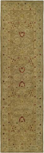 SAFAVIEH Antiquity Collection Runner Rug - 2'3" x 6', Brown & Beige, Handmade Traditional Oriental Wool, Ideal for High Traffic Areas in Living Room, Bedroom (AT822B) in Kuwait