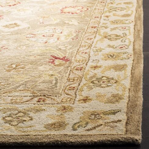 SAFAVIEH Antiquity Collection Runner Rug - 2'3" x 6', Brown & Beige, Handmade Traditional Oriental Wool, Ideal for High Traffic Areas in Living Room, Bedroom (AT822B) in Kuwait