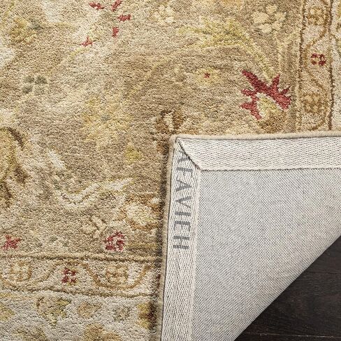 SAFAVIEH Antiquity Collection Runner Rug - 2'3" x 6', Brown & Beige, Handmade Traditional Oriental Wool, Ideal for High Traffic Areas in Living Room, Bedroom (AT822B) in Kuwait