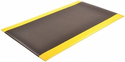 Antifatigue Mat, 16 ft. L x 2 ft. W, 1/2" Thickness, Closed Cell PVC Foam, Diamond Plate - 1 Each in Kuwait