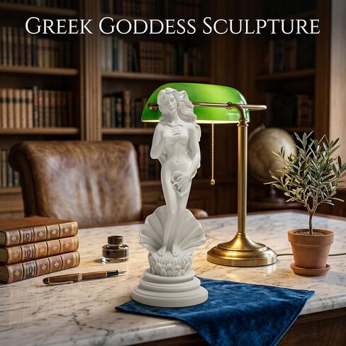 Aphrodite Statue The Birth of Venus 7.6 Inch - Greek Roman Goddess Sculpture, Handmade Resin Art Figurine Classical White Statue, Home & Office Decor in Saudi Arabia