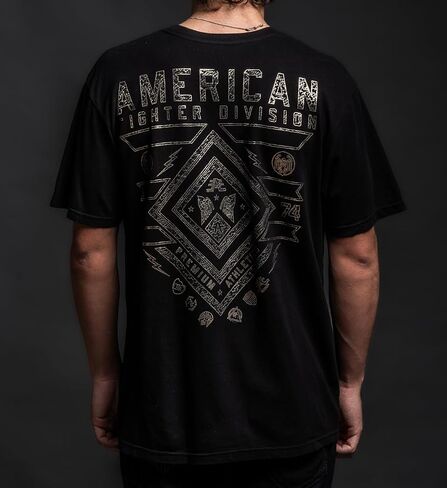 American Fighter Men's T-Shirt, Graphic Print, Short Sleeve in Saudi Arabia