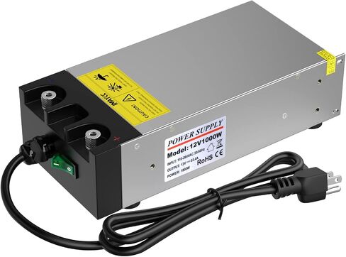 IMAYCC AC to DC Converter SMPS 110V to 12V Converter 12V DC Power Supply, Universal 120V to 12V Converter Transformer Max Current 83.4A 1000W in Saudi Arabia