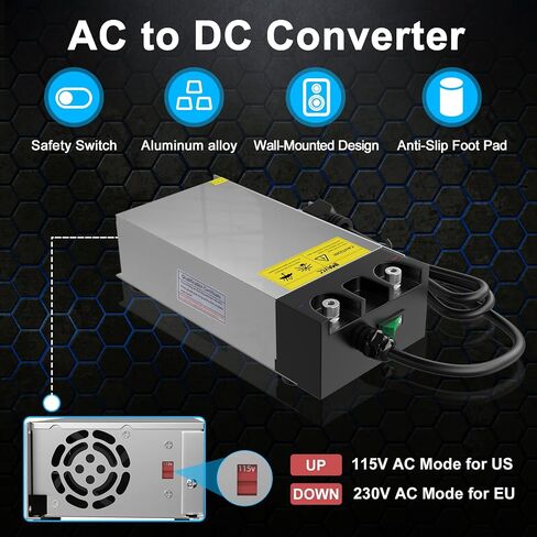 IMAYCC AC to DC Converter SMPS 110V to 12V Converter 12V DC Power Supply, Universal 120V to 12V Converter Transformer Max Current 83.4A 1000W in Saudi Arabia