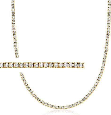 Ross-Simons 1.00 ct. t.w. Diamond Tennis Necklace in 18kt Gold Over Sterling in Saudi Arabia