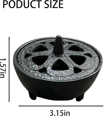 Incense Holder Incense Burner Bakhoor Burner Smudge Pot Perfect for Home Aromatherapy Yoga Meditation and Spiritual Cleansing Rituals in Saudi Arabia