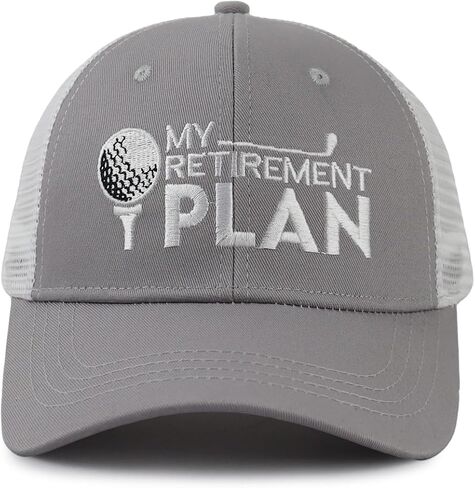 My Retirement Plan Truck Hat for Men Women, Adjustable Golf Hat in Saudi Arabia