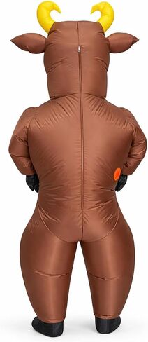 Inflatable Cow Costume Adult Highland Cow Blows Up Full Body Halloween Suit in Saudi Arabia
