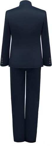 US Men Size Japanese High School Uniform Cosplay Costume Black Jacket and Pants in Saudi Arabia