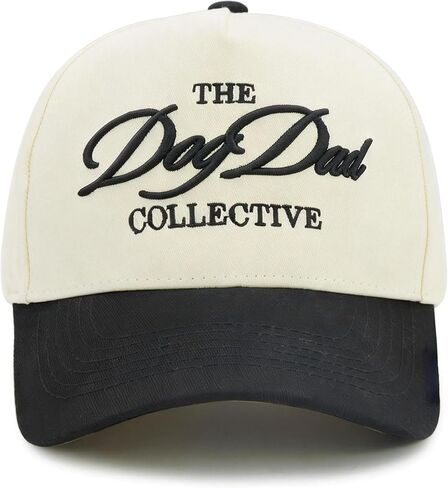 Dog Dad Trucker Hat for Men, Dog Lovers Gift for Birthday Father's Day from Wife Daughter Son, Vintage Two-Tone 3D Embroidery Baseball Cap for Casual Wear in Saudi Arabia