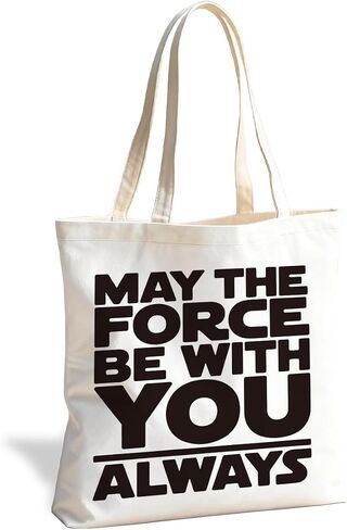 Funny Graphic Tote Bag, Reusable Canvas Shoulder Bag for Shopping Work in Saudi Arabia
