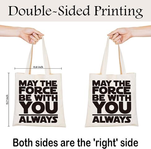 Funny Graphic Tote Bag, Reusable Canvas Shoulder Bag for Shopping Work in Saudi Arabia