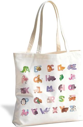 Funny Graphic Tote Bag, Reusable Canvas Shoulder Bag for Shopping Work in Saudi Arabia
