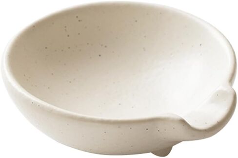 Incense Ash Catcher Ceramic Burning Bowl Base Incense Stick Stand Sand Color Tray 4.1x3.9x1.4 Inches for Home Purification and Meditation in Kuwait