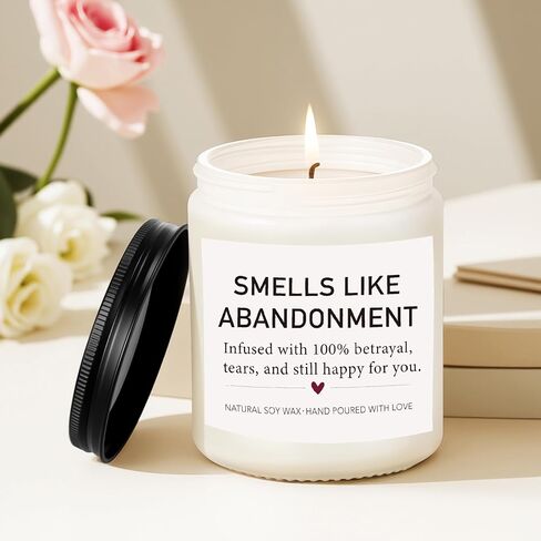 Coworker Leaving Gifts for Women Retirement Gifts Farewell Presents for Colleagues Goodbye Gift Office Humor Going Away Gift Set for Women Smells Like Abandonment Candle Funny Desk Decor in Kuwait