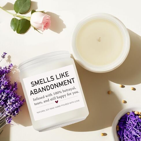 Coworker Leaving Gifts for Women Retirement Gifts Farewell Presents for Colleagues Goodbye Gift Office Humor Going Away Gift Set for Women Smells Like Abandonment Candle Funny Desk Decor in Kuwait