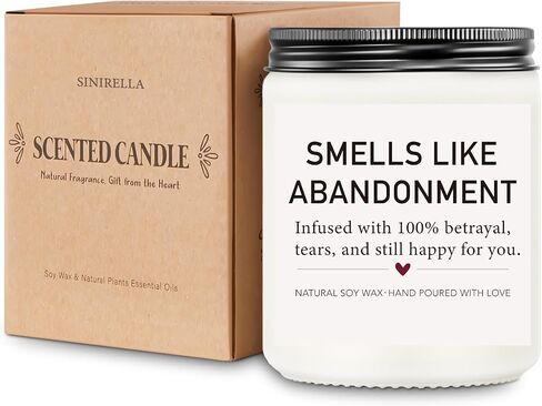 Coworker Leaving Gifts for Women Retirement Gifts Farewell Presents for Colleagues Goodbye Gift Office Humor Going Away Gift Set for Women Smells Like Abandonment Candle Funny Desk Decor in Kuwait