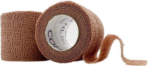 OVIK Health CoFlex NL – Self-Adhering Elastic Bandage – Non-Latex – First Aid – Comfortable and Gentle – Tan, 1 inch, 2 Rolls in Saudi Arabia