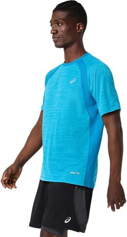 ASICS Men's Road Short Sleeve TOP Running Apparel in Kuwait