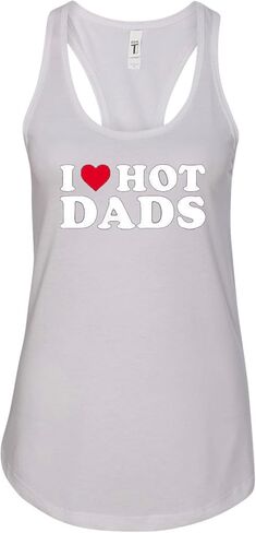 قميص بدون أكمام للنساء من I Heart Hot Dads in Kuwait