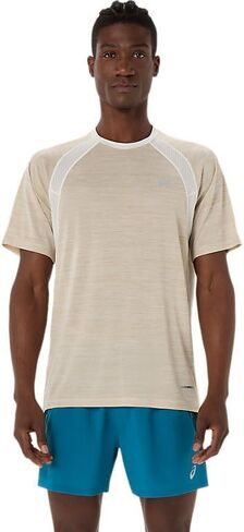 ASICS Men's Road Short Sleeve TOP Running Apparel in Kuwait