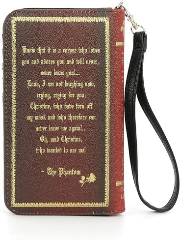 Sleepyville Critters The Phantom of The Opera Book Wallet for Women in Saudi Arabia
