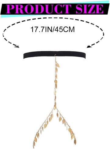 Leaf Thigh Chain Gold Layered Thigh Jewelry Summer Beach Garter for Women in Saudi Arabia