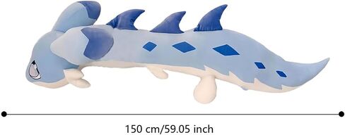 OSOCU 60 Inch Blue Chillet Plush Toys - Giant Soft Figure Doll - Huggable Stuffed Animal Plushies - Furry Stuffed Animal Pillow Gifts for Kids Boyfriend in Saudi Arabia
