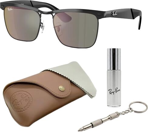 نظارات شمسية Ray-Ban RB3875 WAYFARER DELUXE مربعة الشكل مع مجموعة نظارات RAYBAN الرسمية in Kuwait