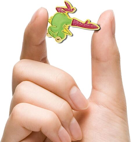 10/20/50/100Pack Enamel Cute Frog Lapel Pins Bulk -Metal Hat Men Women Cartoon Frog Novel Funny Hard Pins Badge Backpacks Brooches Frog Themed Gifts in Saudi Arabia