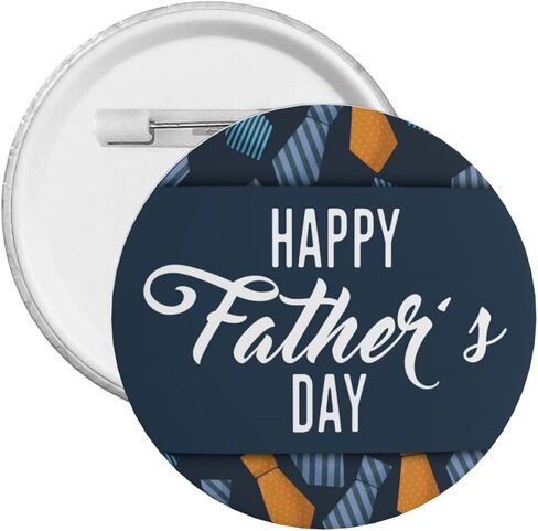 Best Dad Ever Happy Father'S Day Pins Round Buttons Brooches Party Supplies Decor Badges For Hats Clothes Bags 1 Pc in Saudi Arabia