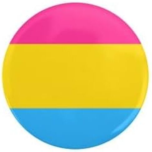 دبوس زر صغير دائري بعلم CafePress Pansexual Pride مقاس 1 بوصة in Kuwait
