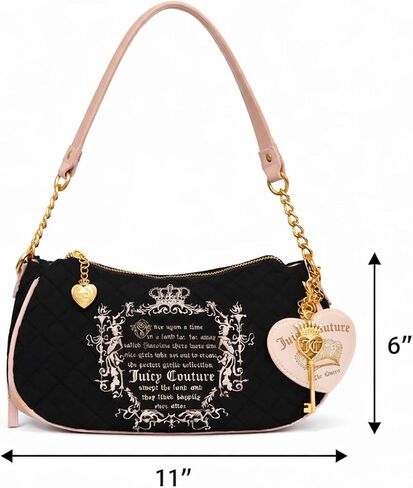Juicy Couture Juicy Tale Quilted Shoulder Bag with Charms in Saudi Arabia