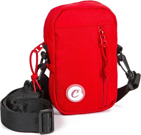 COOKIES Core Shoulder Bag – Smell Proof Crossbody Bag with Adjustable Strap, Multi Pocket Storage, Durable Nylon Construction, Double Zippers, Stylish Streetwear Travel Bag for Men & Women – Black in Saudi Arabia