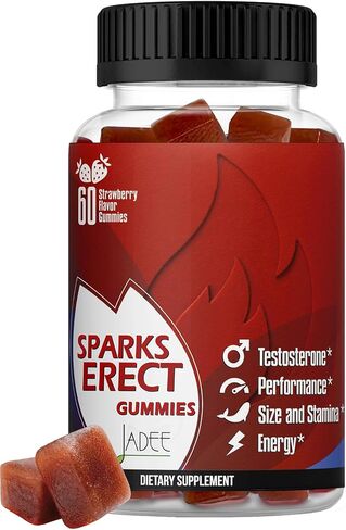 Testosterone Booster Gummies, Male Enhancing Supplement, Add 2 in" Enlargement Gummies for Men, Alpha Male Enhancement Chews Energy, Strength, Stamina, Endurance, Performance, Natural Sparks Erect in Saudi Arabia