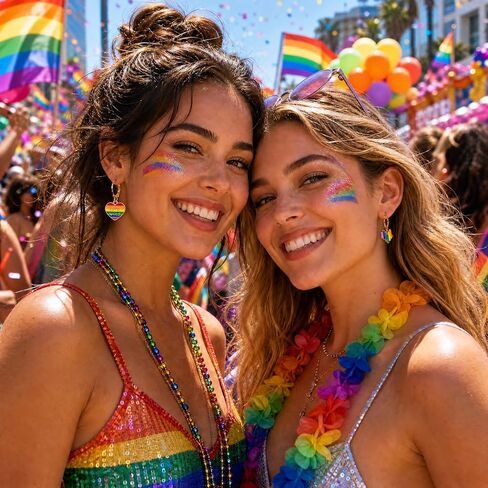 3 Pairs Rainbow Pride Earrings, LGBTQ Love Wins Colorful Enamel Earrings for Women LGBTQ Jewelry Gifts in Saudi Arabia