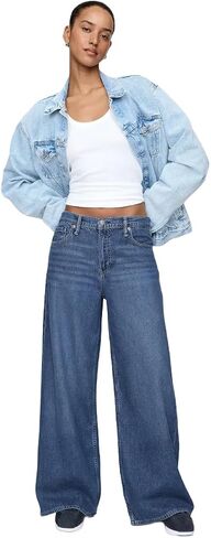 Gap Women's Mid Rise Baggy Denim in Kuwait