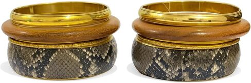 Gold Bangle Bracelet for Women Vintage Indian Brass Bangles Multi Layer Stackable Textured Gold Plated Womens Chunky Bracelets Boho Jewelery Set in Saudi Arabia