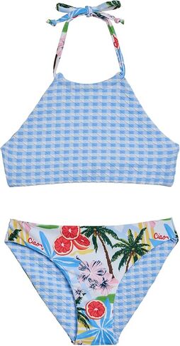 Snapper Rock Girls' Ciao Paradiso Reversible Halter Bikini (Big Kid) in Kuwait