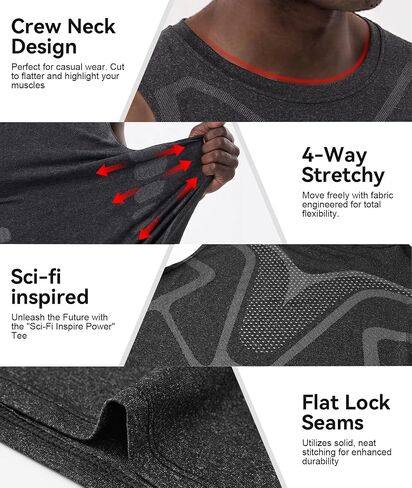 Mens Workout Shirts Short Sleeve Black T Shirts, Athletic Running Gym Shirts for Men, Mens Moisture Wicking Tee Tops in Saudi Arabia