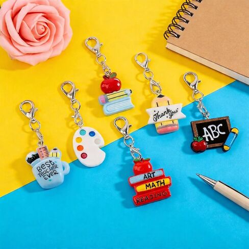 24Pcs Teacher Appreciation Gifts In Bulk, 6 Pack Gift Set With Keychains, Bracelets, Greeting Card, Teacher Appreciation Gifts, Best End Of Year Teachers Gift For Women, Creative Thank You Teachers Supplies in Kuwait