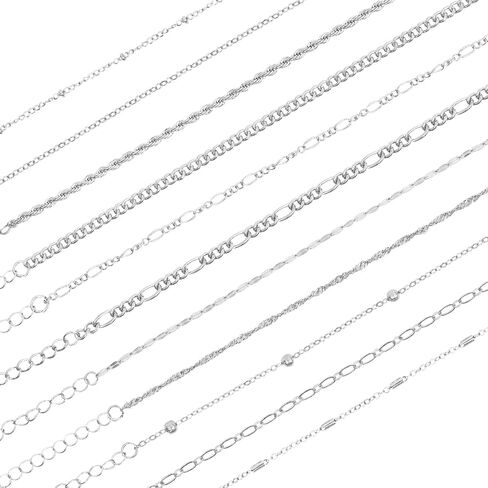 Gold Bracelets Set for Women, 14K Gold Plated Jewelry Dainty Chain Bracelet Stack, Perfect for Stylish Women Accessories Gifts in Saudi Arabia