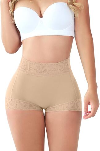 Butt Lifting Panties, Tummy Control Shapewear for Women Compression Underwear Short Lace Butt Lifter Shapewear Medium in Saudi Arabia