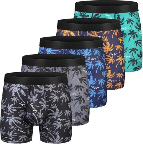 Mens Boxer Briefs Mesh Knit Fast Dry Performance Sport Boxer Briefs No Ride-up 6’’Athletic Underwear with Fly for Men in Saudi Arabia
